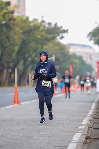 Race photo from KEMLU RUN 2025