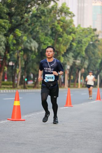 Race photo from KEMLU RUN 2025