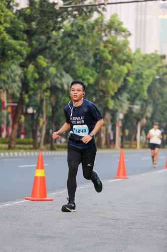 Race photo from KEMLU RUN 2025