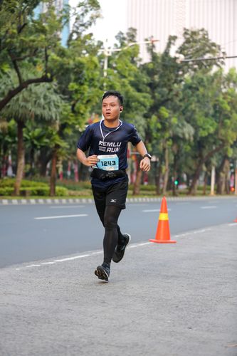 Race photo from KEMLU RUN 2025