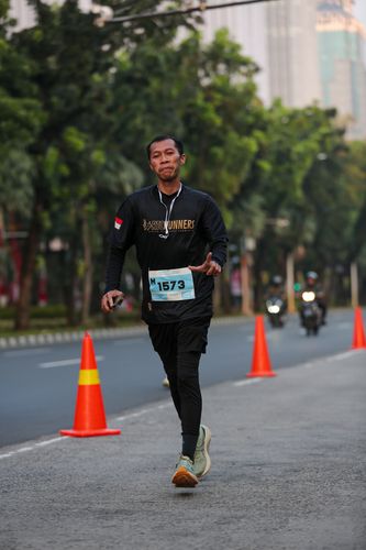 Race photo from KEMLU RUN 2025