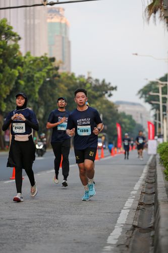 Race photo from KEMLU RUN 2025