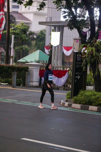 Race photo from KEMLU RUN 2025