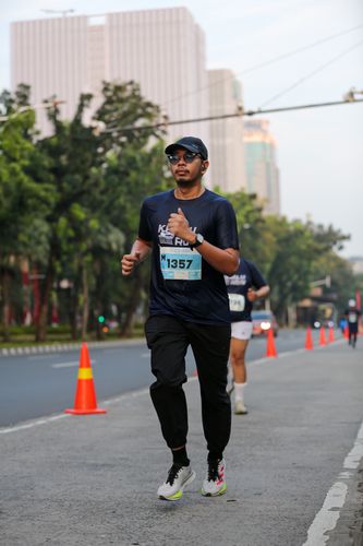 Race photo from KEMLU RUN 2025