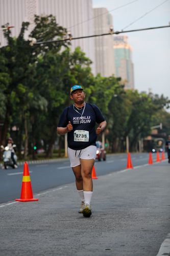 Race photo from KEMLU RUN 2025