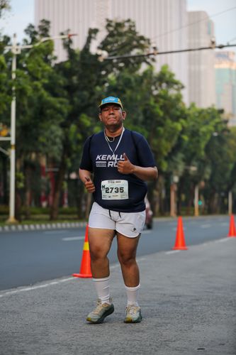 Race photo from KEMLU RUN 2025