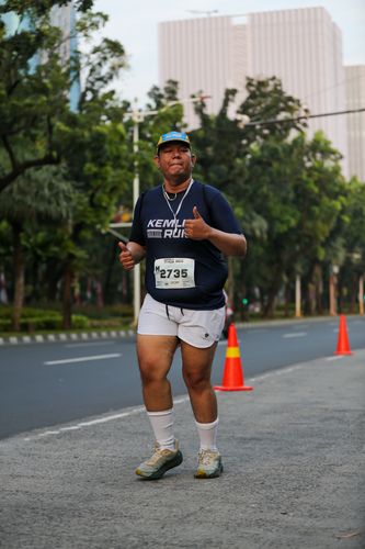 Race photo from KEMLU RUN 2025