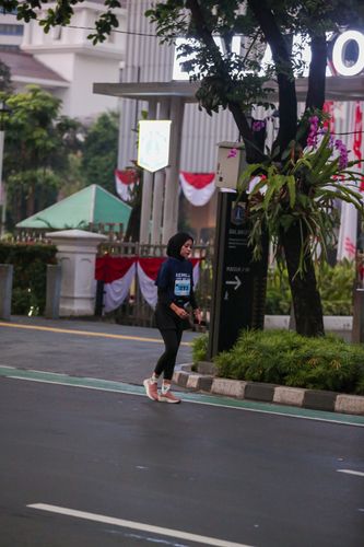 Race photo from KEMLU RUN 2025