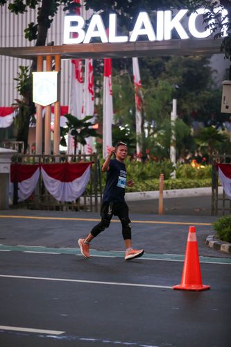 Race photo from KEMLU RUN 2025