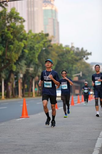 Race photo from KEMLU RUN 2025