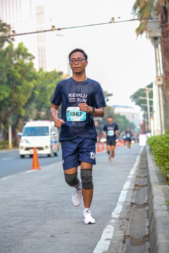 Race photo from KEMLU RUN 2025