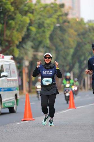 Race photo from KEMLU RUN 2025