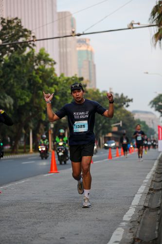 Race photo from KEMLU RUN 2025