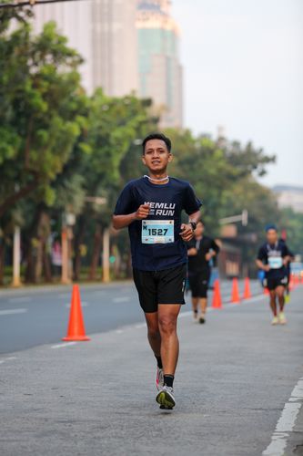 Race photo from KEMLU RUN 2025