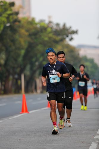 Race photo from KEMLU RUN 2025