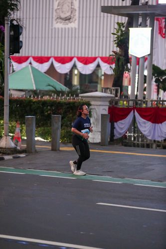 Race photo from KEMLU RUN 2025