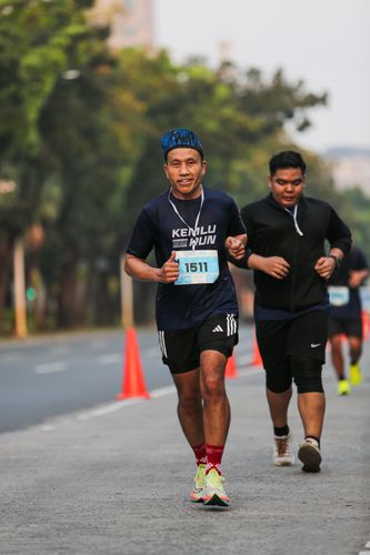 Race photo from KEMLU RUN 2025