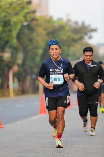 Race photo from KEMLU RUN 2025