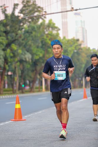 Race photo from KEMLU RUN 2025