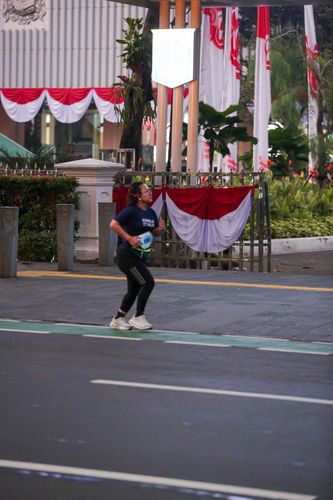 Race photo from KEMLU RUN 2025