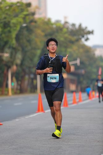 Race photo from KEMLU RUN 2025
