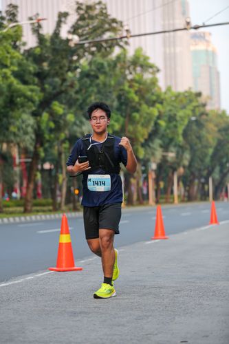 Race photo from KEMLU RUN 2025