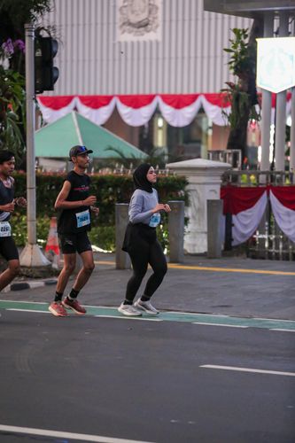 Race photo from KEMLU RUN 2025