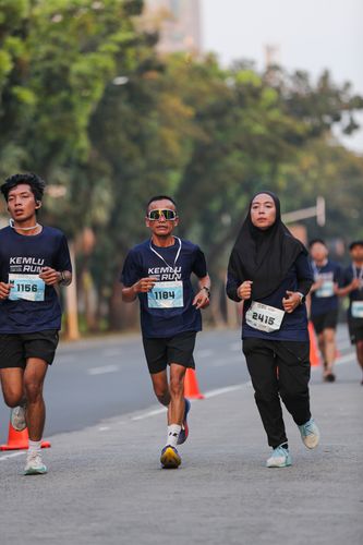 Race photo from KEMLU RUN 2025