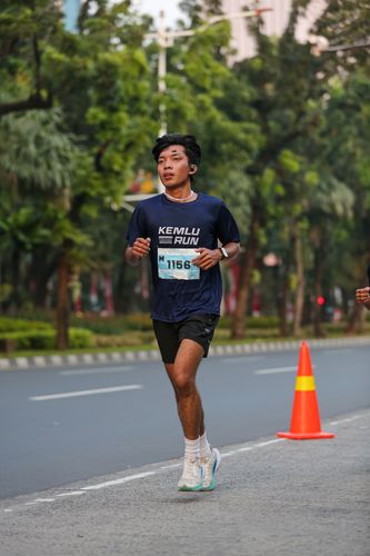 Race photo from KEMLU RUN 2025