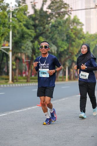 Race photo from KEMLU RUN 2025