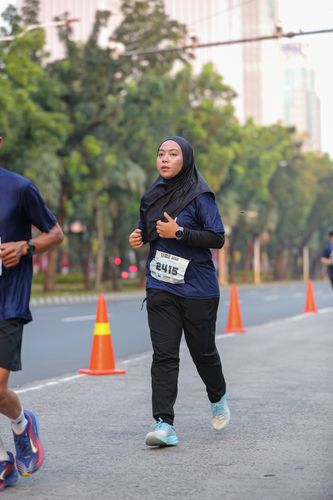 Race photo from KEMLU RUN 2025
