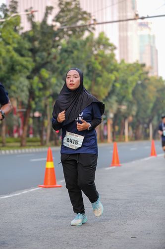 Race photo from KEMLU RUN 2025