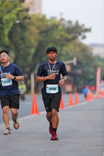 Race photo from KEMLU RUN 2025