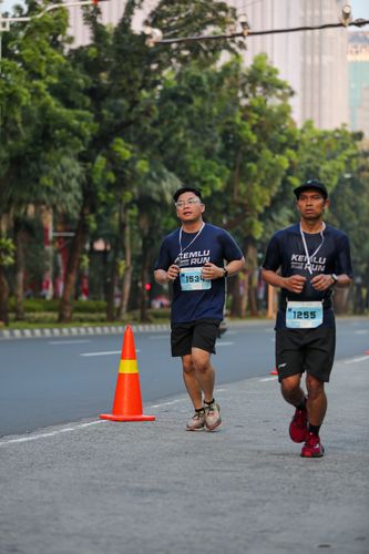 Race photo from KEMLU RUN 2025