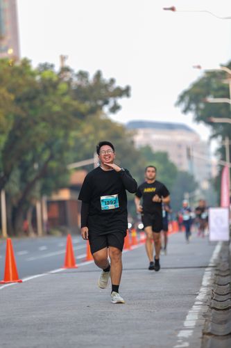 Race photo from KEMLU RUN 2025