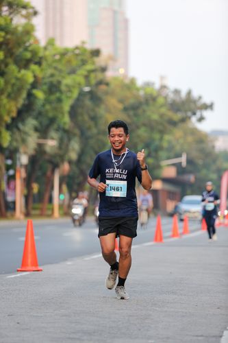 Race photo from KEMLU RUN 2025