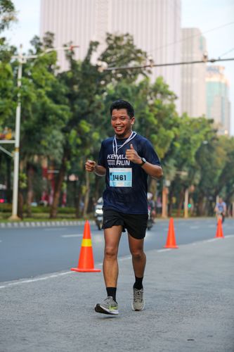 Race photo from KEMLU RUN 2025