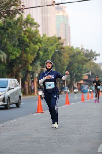Race photo from KEMLU RUN 2025