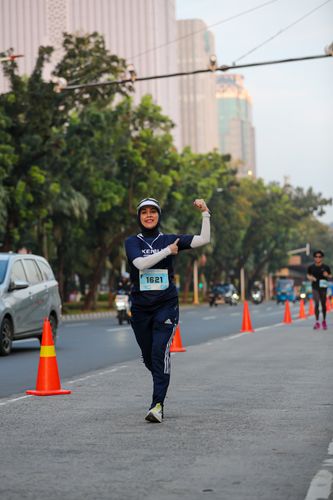 Race photo from KEMLU RUN 2025