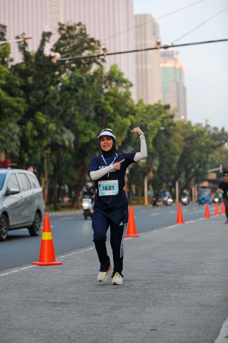 Race photo from KEMLU RUN 2025