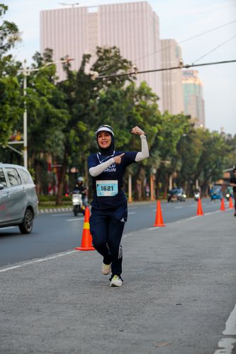 Race photo from KEMLU RUN 2025