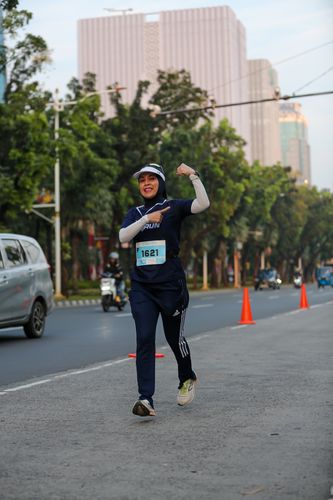 Race photo from KEMLU RUN 2025