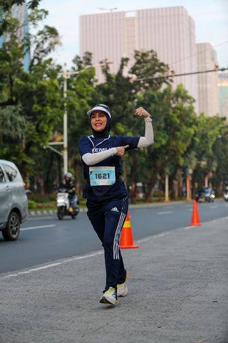 Race photo from KEMLU RUN 2025