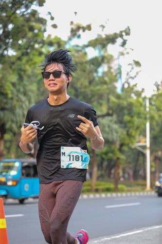 Race photo from KEMLU RUN 2025