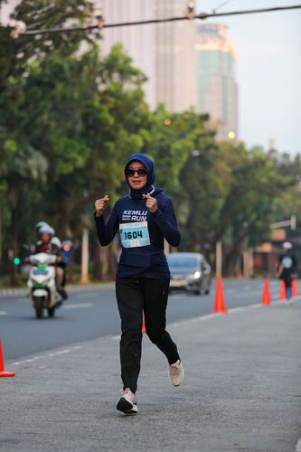 Race photo from KEMLU RUN 2025