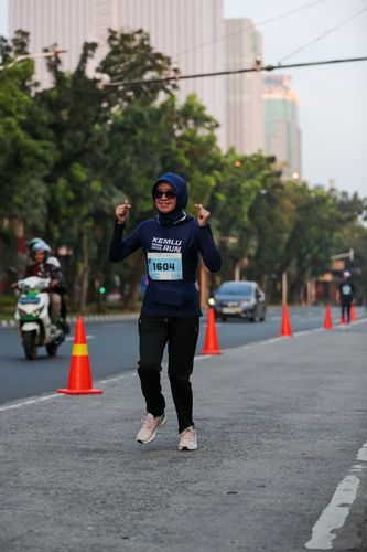 Race photo from KEMLU RUN 2025