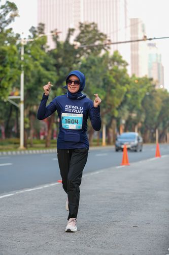 Race photo from KEMLU RUN 2025