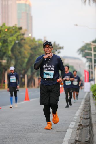 Race photo from KEMLU RUN 2025