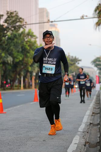 Race photo from KEMLU RUN 2025