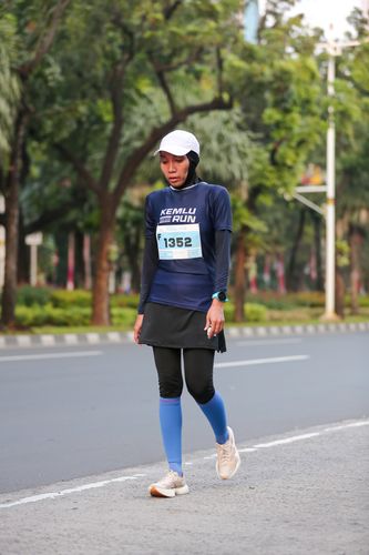 Race photo from KEMLU RUN 2025